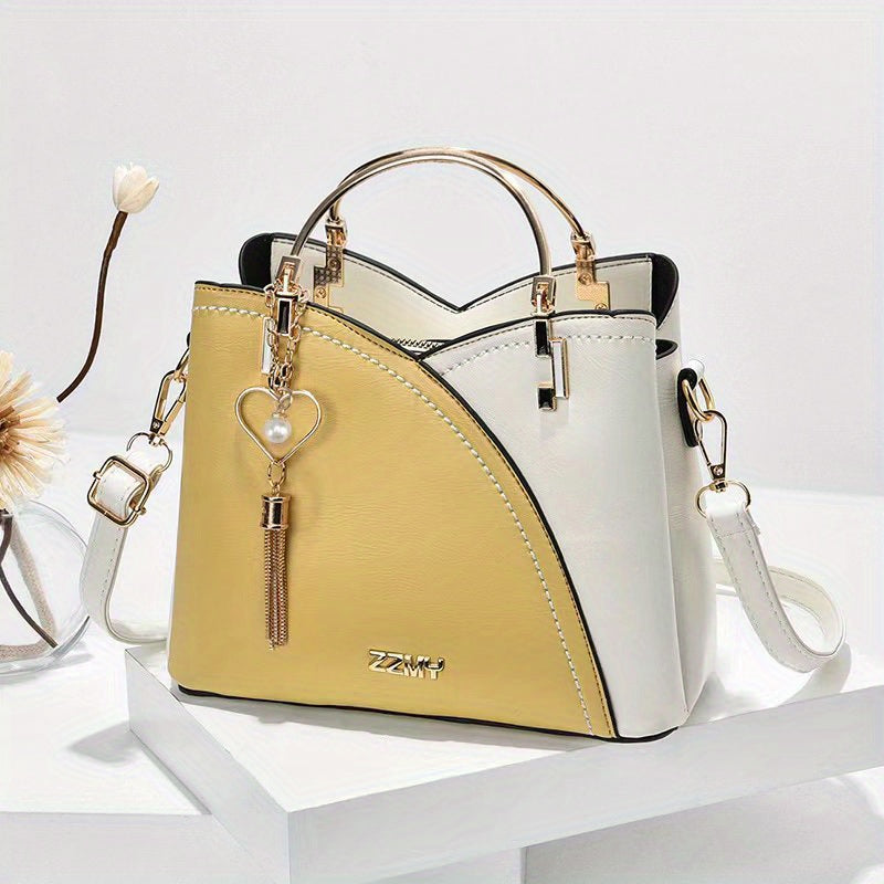 Luxuriöse Leder-Handtasche für Frauen | Klein