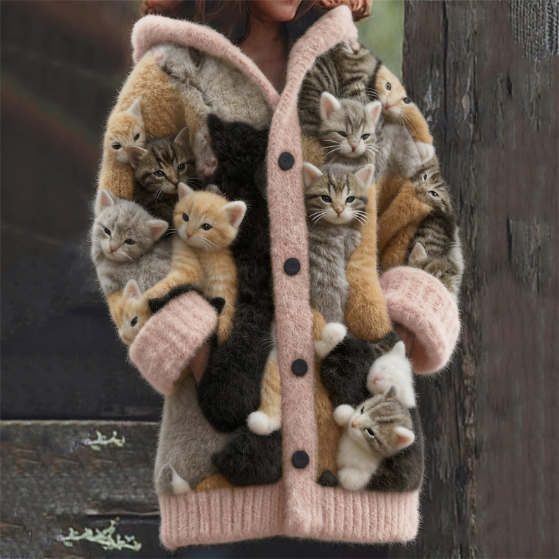 Wunderschön gefertigte Strickjacke