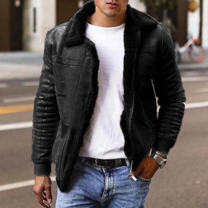 Winterjacke für Herren, taillierte Passform