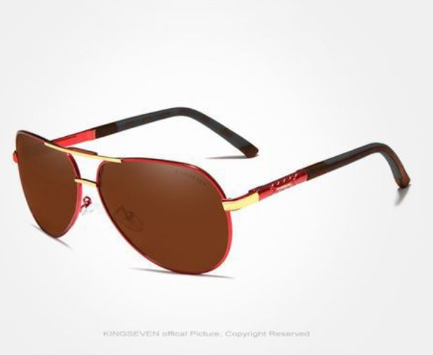 Männer Vintage Aluminium Polarisierende Sonnenbrille