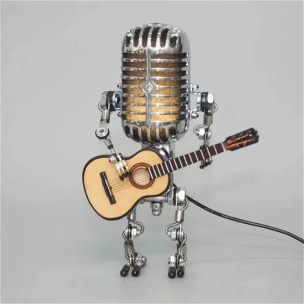 Gitarrenlampe - Roboterlampe mit Gitarre