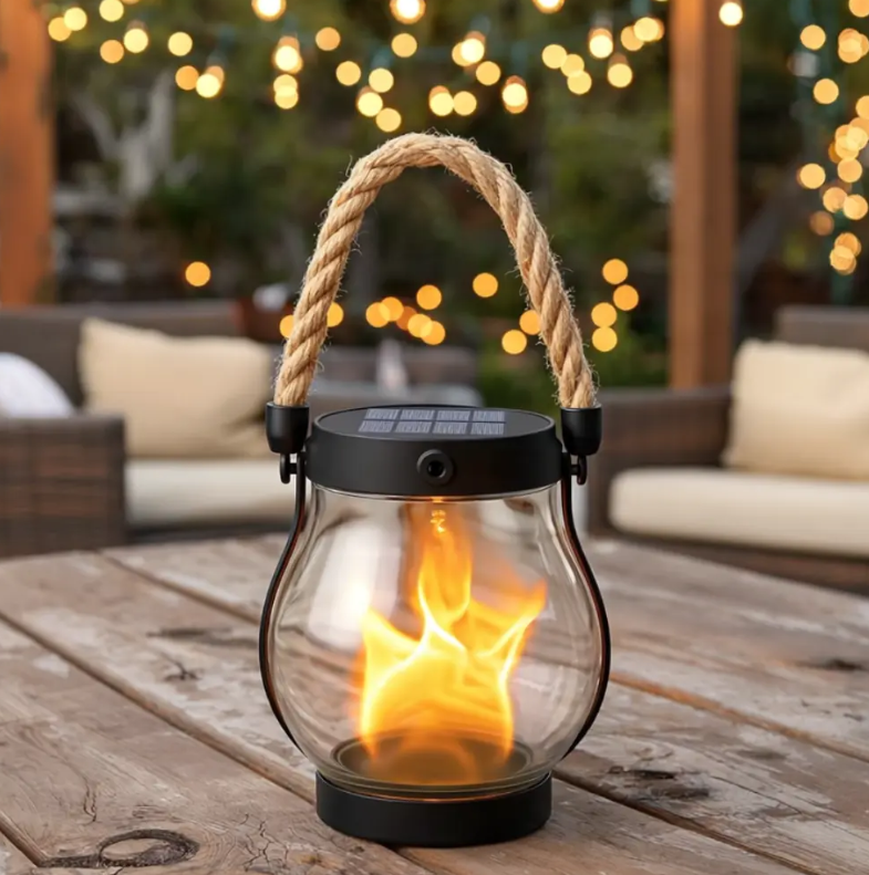 BowLift | Fire Seed Solarlicht — Magische Flammenstimmung, die Ihr Herz erwärmt und jede Nacht verzaubert