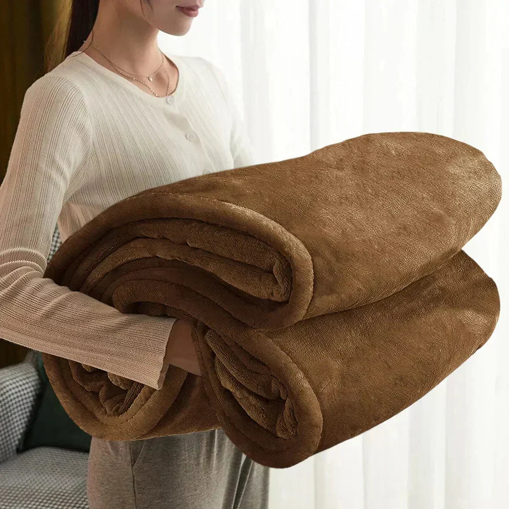 Extra weiche Fleece-Decke – Warme Komfortdecke für jede Jahreszeit