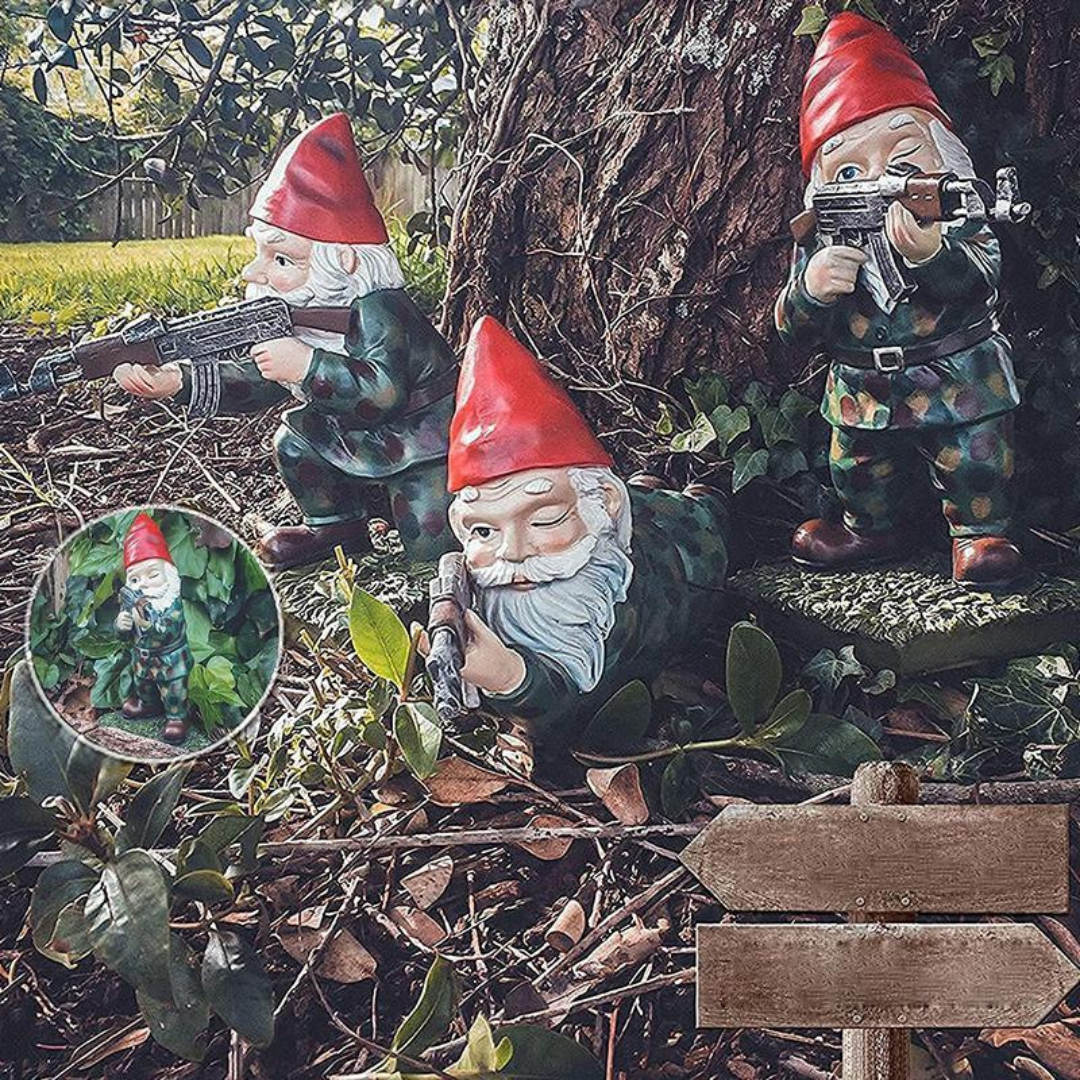 Drelix - Militärischer Gartenzwerg