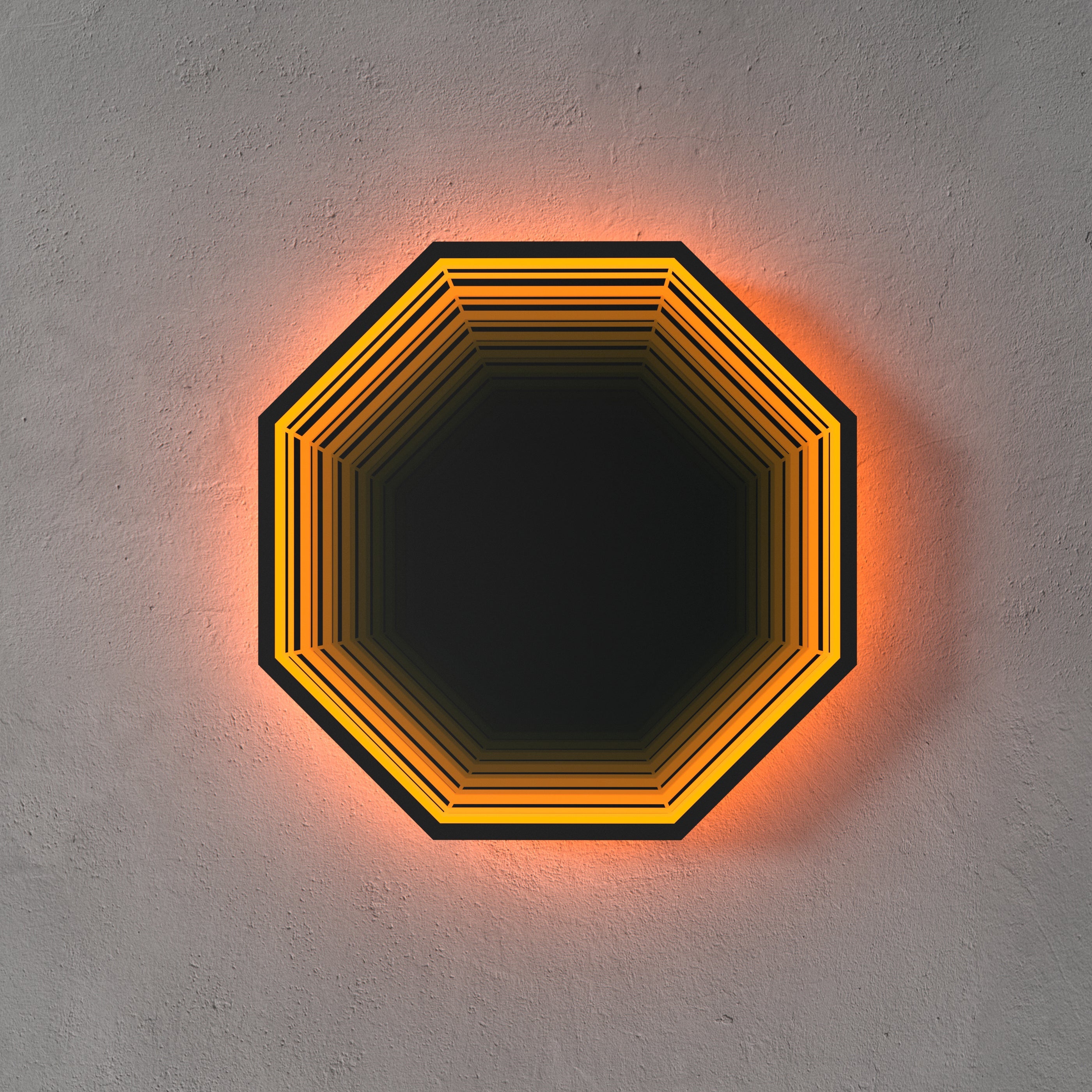 3D-Oktagon-Spiegellicht