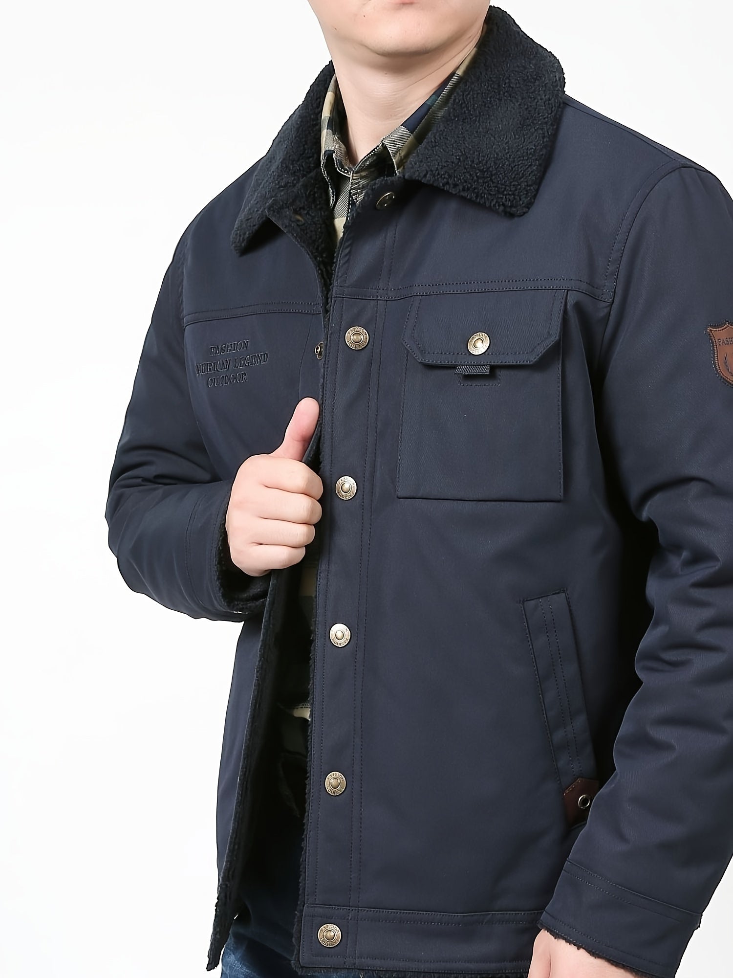 NordHaven Winterjacke Herren – Warme wasserabweisende Jacke mit Futter
