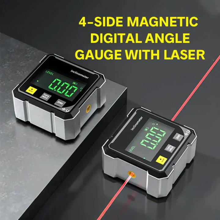 Präzisionswinkelmesser HoekPro – Magnetische digitale Wasserwaage