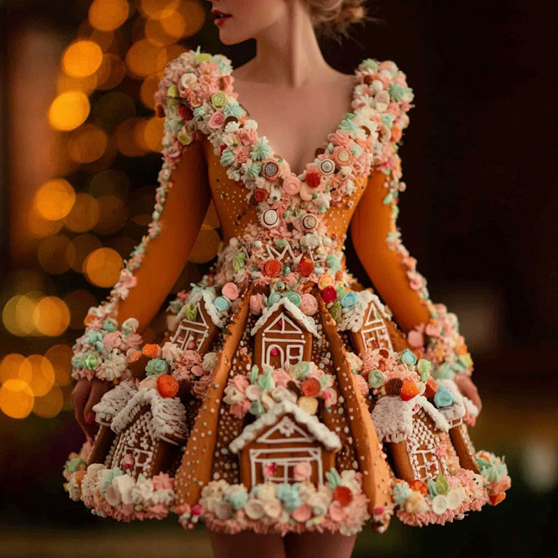 Durchdacht gestaltetes Kleid