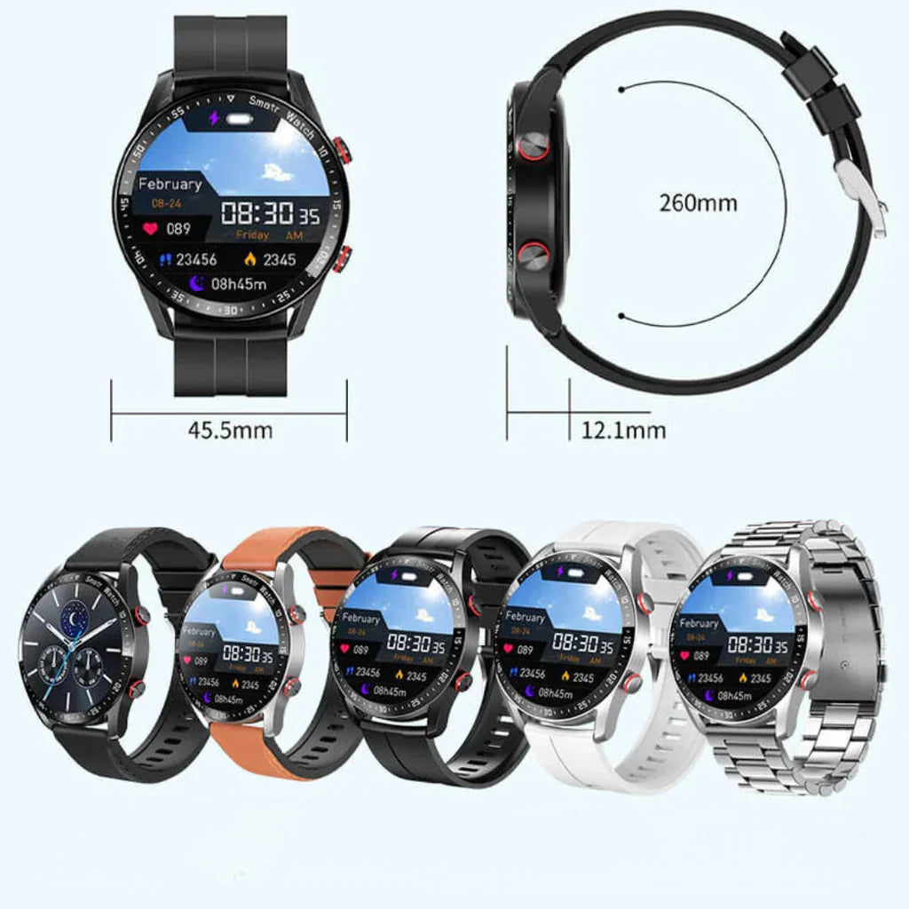 SwissMotion - Multifunktionale Smartwatch mit langer Batterielaufzeit