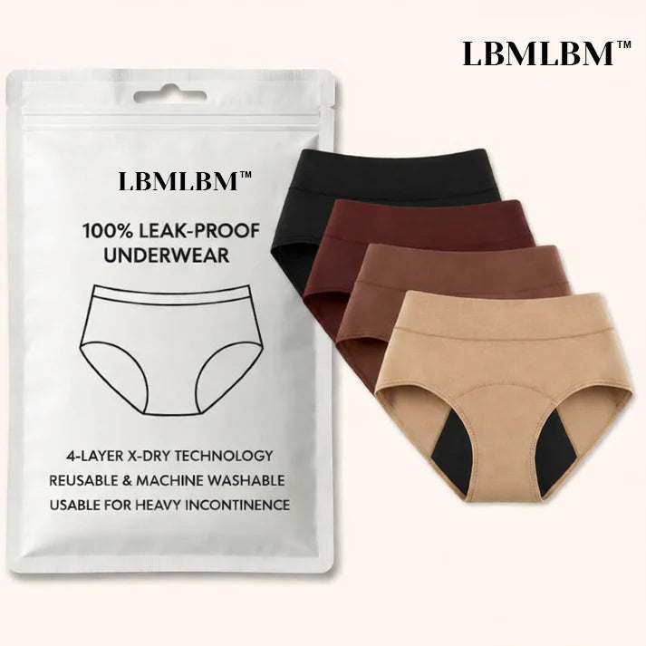 Aqualuxe | 100% Leckfreies Unterwäsche 4-Pack für ultimativen Komfort