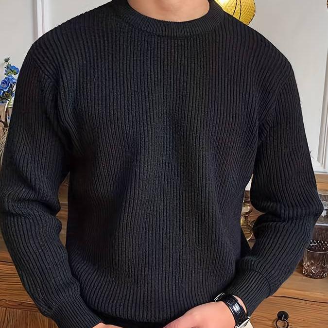 Klassischer Pullover für Herren | Warm