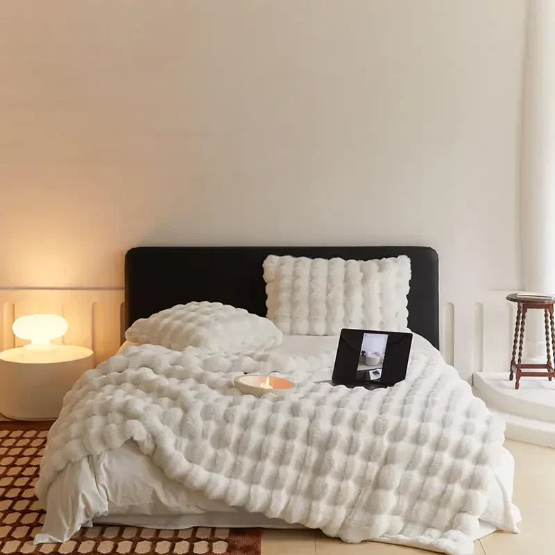 Umkehrbare SnuggleSoft Fleece-Decke Jährliche Wärme