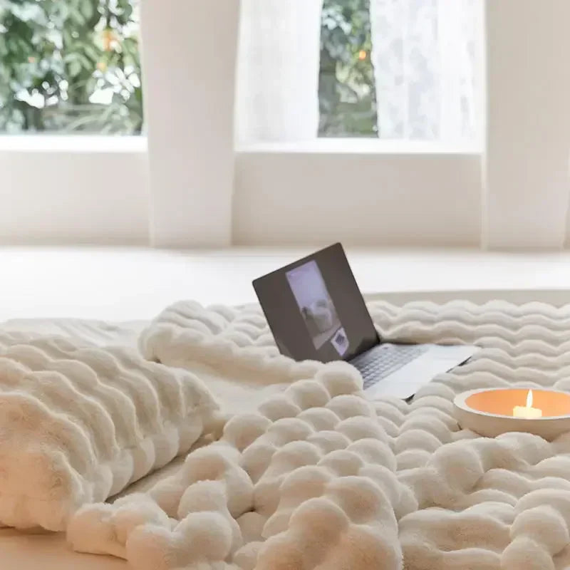 Umkehrbare SnuggleSoft Fleece-Decke Jährliche Wärme