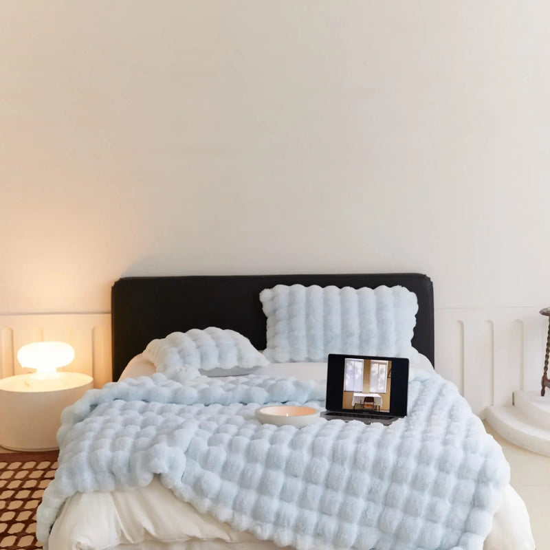 Umkehrbare SnuggleSoft Fleece-Decke Jährliche Wärme