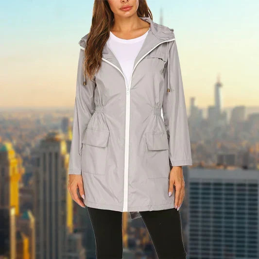 Damen Regenjacke – Stilvolle Wasserdichte Jacke für Regenwetter