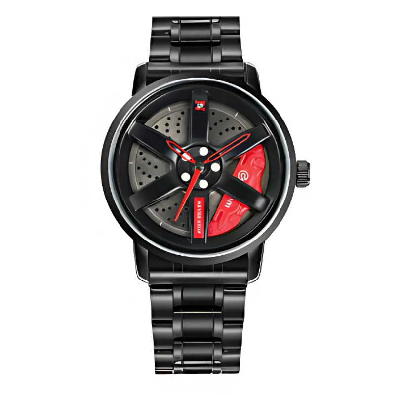 LuxeMontre | Automatische Herrenarmbanduhr – Lederband – elegantes Design – fortschrittliches mechanisches Werk