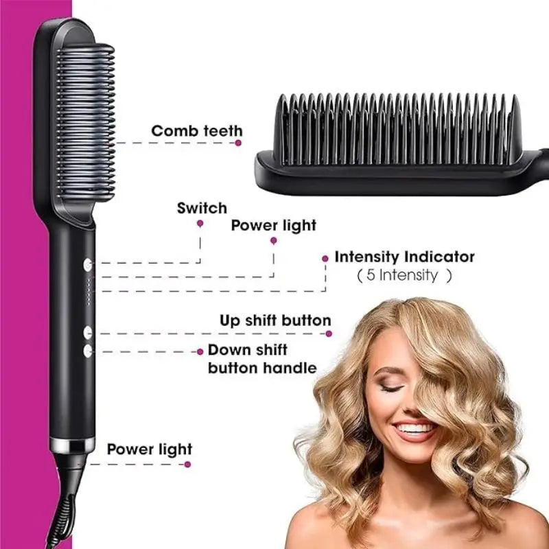 SilkStraight Kamm | Multifunktionales Glätteisen