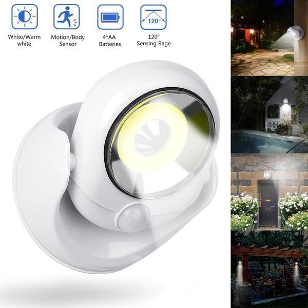 LED Lampe mit Bewegungsmelder – Ultra Hell und Energiesparend