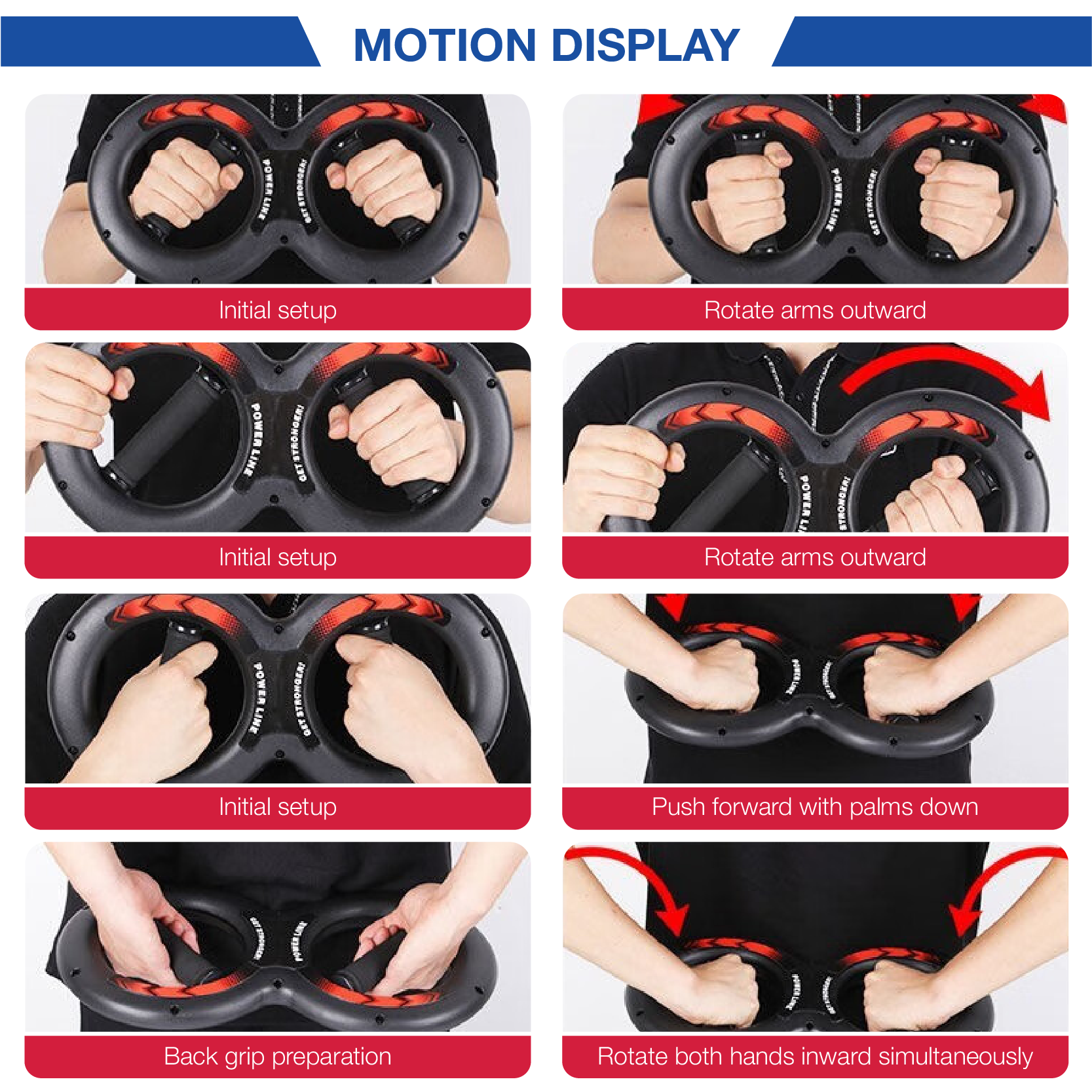 PowerGrip Handgelenktrainer | Kraft aufbauen, Leistung verbessern