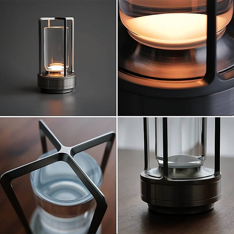 Auralight | Kabellampe mit Kristallglas und Touchfunktion