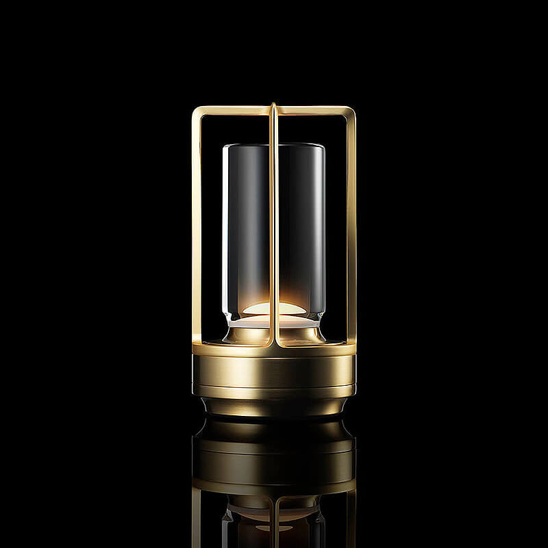 Auralight Drahtlose Tischlampe Kristallglas Touch Control