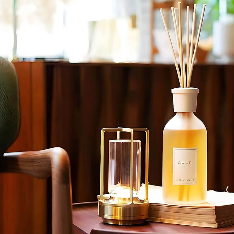 Auralight Drahtlose Tischlampe Kristallglas Touch Control