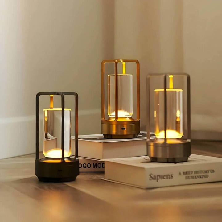 Auralight | Kabellampe mit Kristallglas und Touchfunktion