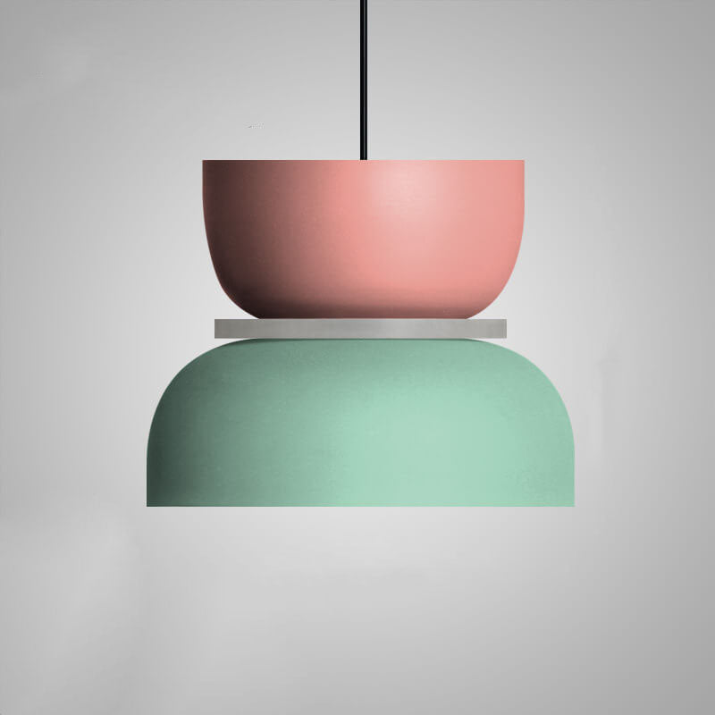 Nordic Bunte Macaron 1 Licht LED Pendelleuchte