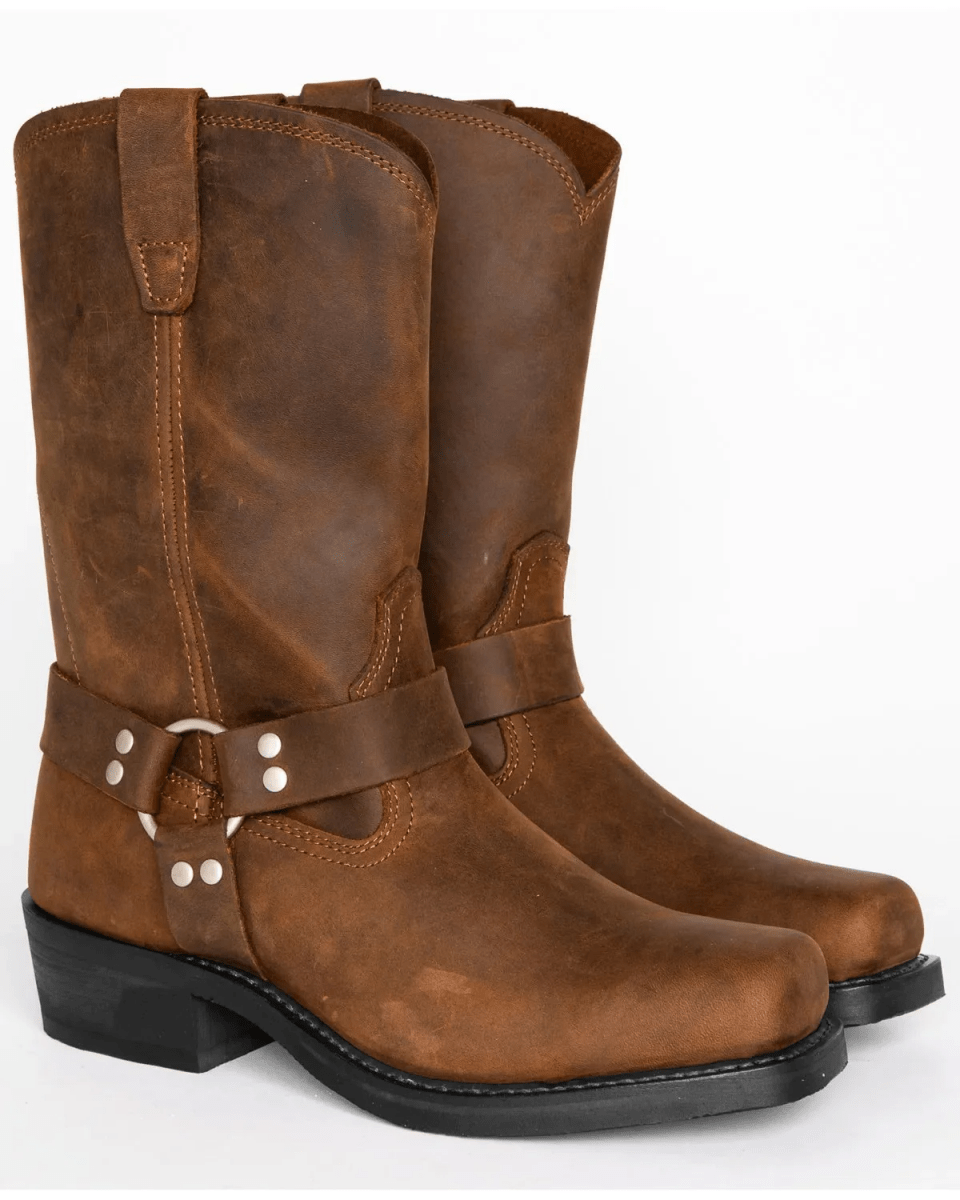 FORGEDSTEEL – Robuste Herrenstiefel mit Geschirr und wasserdichtem Leder