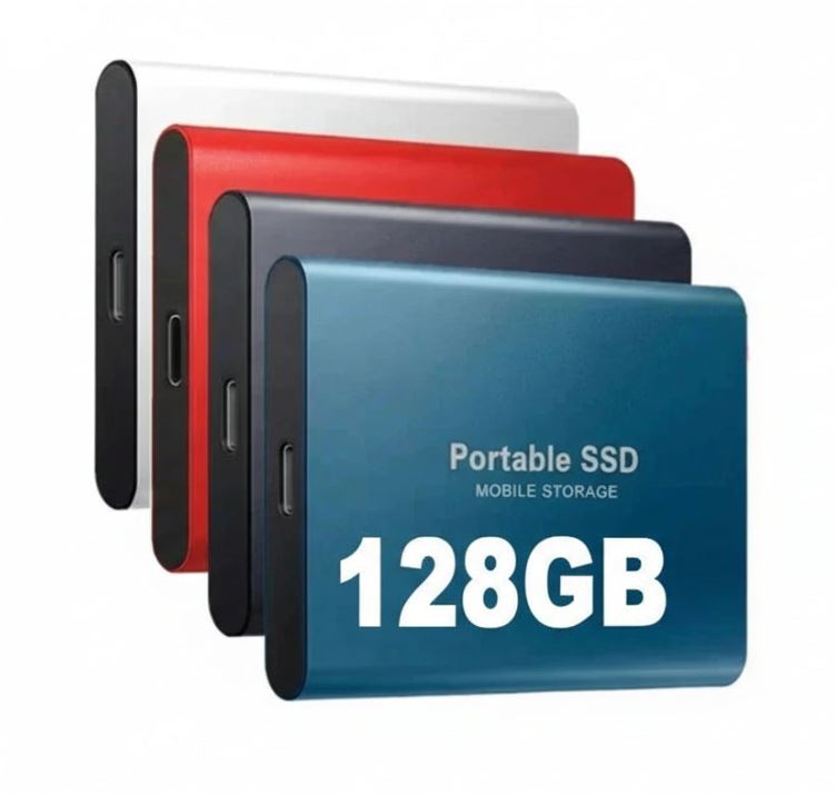 Frendorf | TECHNOLOGIE | Superschnelle externe SSD 128GB | Mini-SSD | Hochgeschwindigkeits-Speicher für Laptop und PC