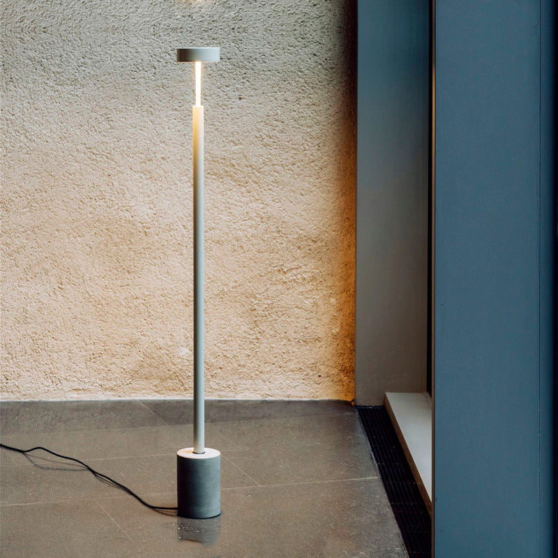 Zeitgenössische Skandinavische Runde Eisen LED Stehlampe Für Schlafzimmer