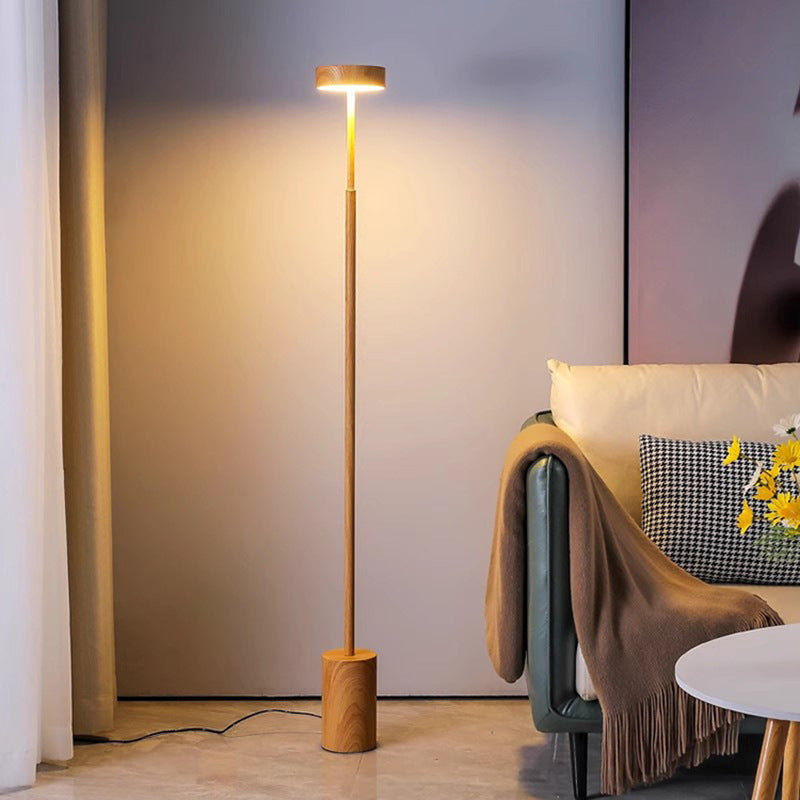 Zeitgenössische Skandinavische Runde Eisen LED Stehlampe Für Schlafzimmer