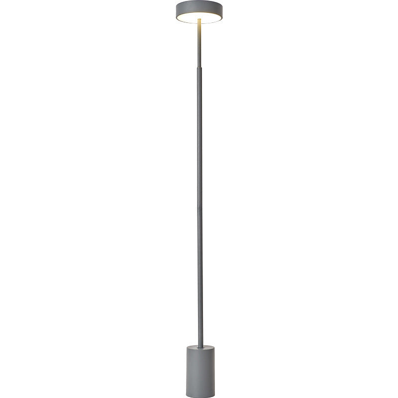 Zeitgenössische Skandinavische Runde Eisen LED Stehlampe Für Schlafzimmer