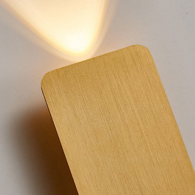 Nordic Minimalist Glas Rechteckige LED Wandleuchte 2-Licht