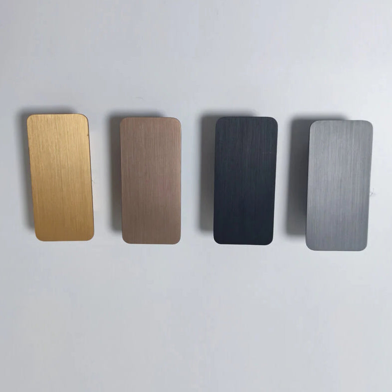 Nordic Minimalist Glas Rechteckige LED Wandleuchte 2-Licht