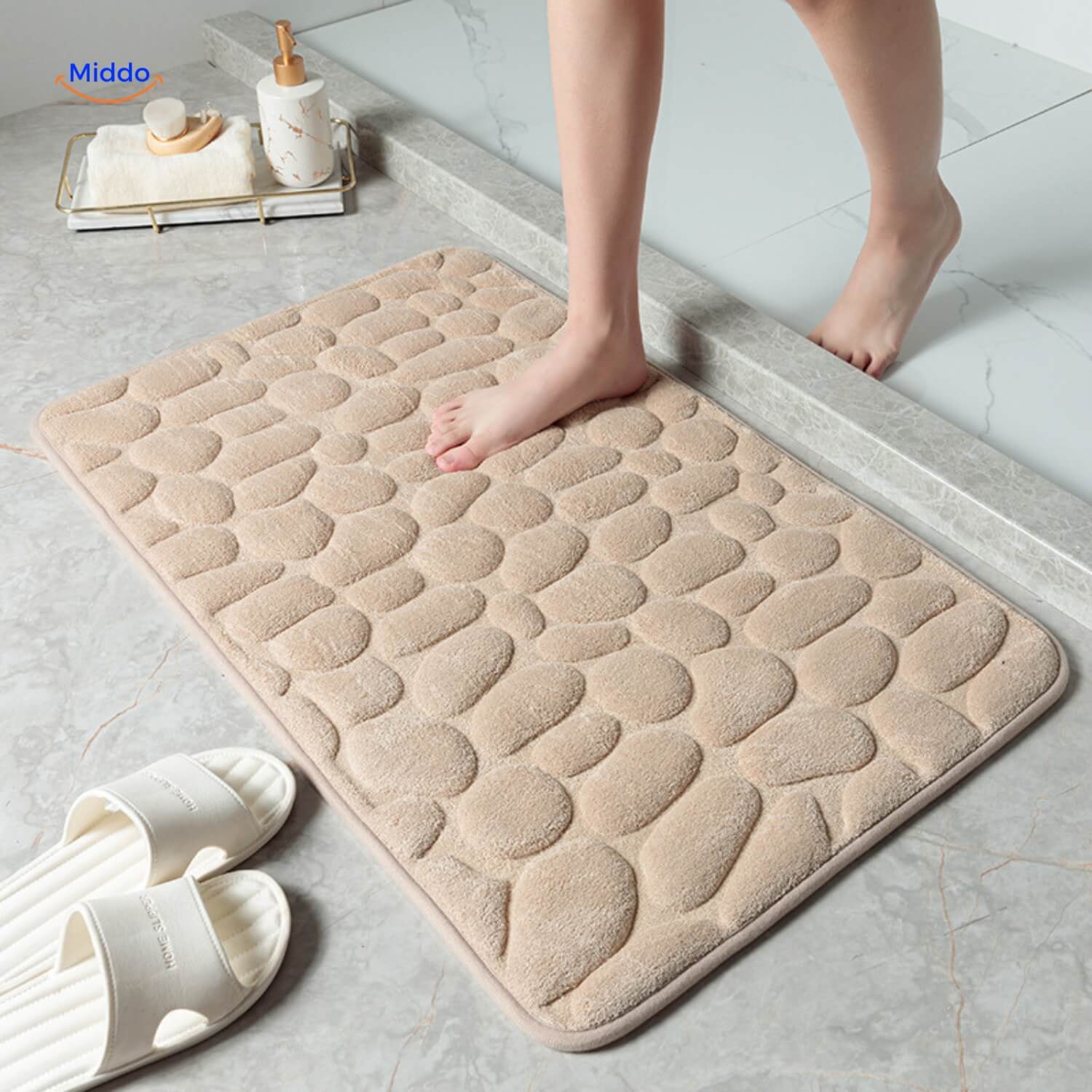AquaGuard Badmatte | Rutschfeste Sicherheit und Komfort für dein Badezimmer