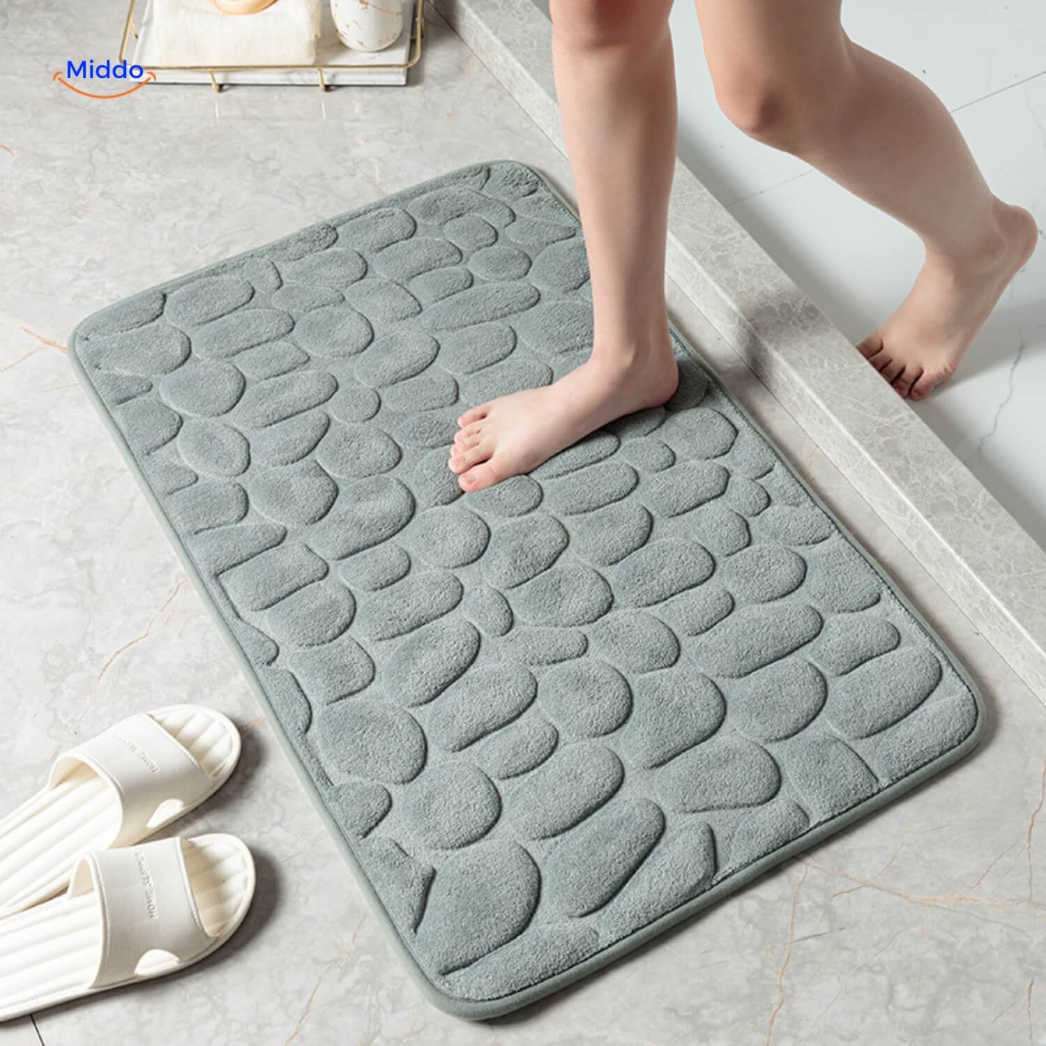 AquaGuard Badmatte | Rutschfeste Sicherheit und Komfort für dein Badezimmer