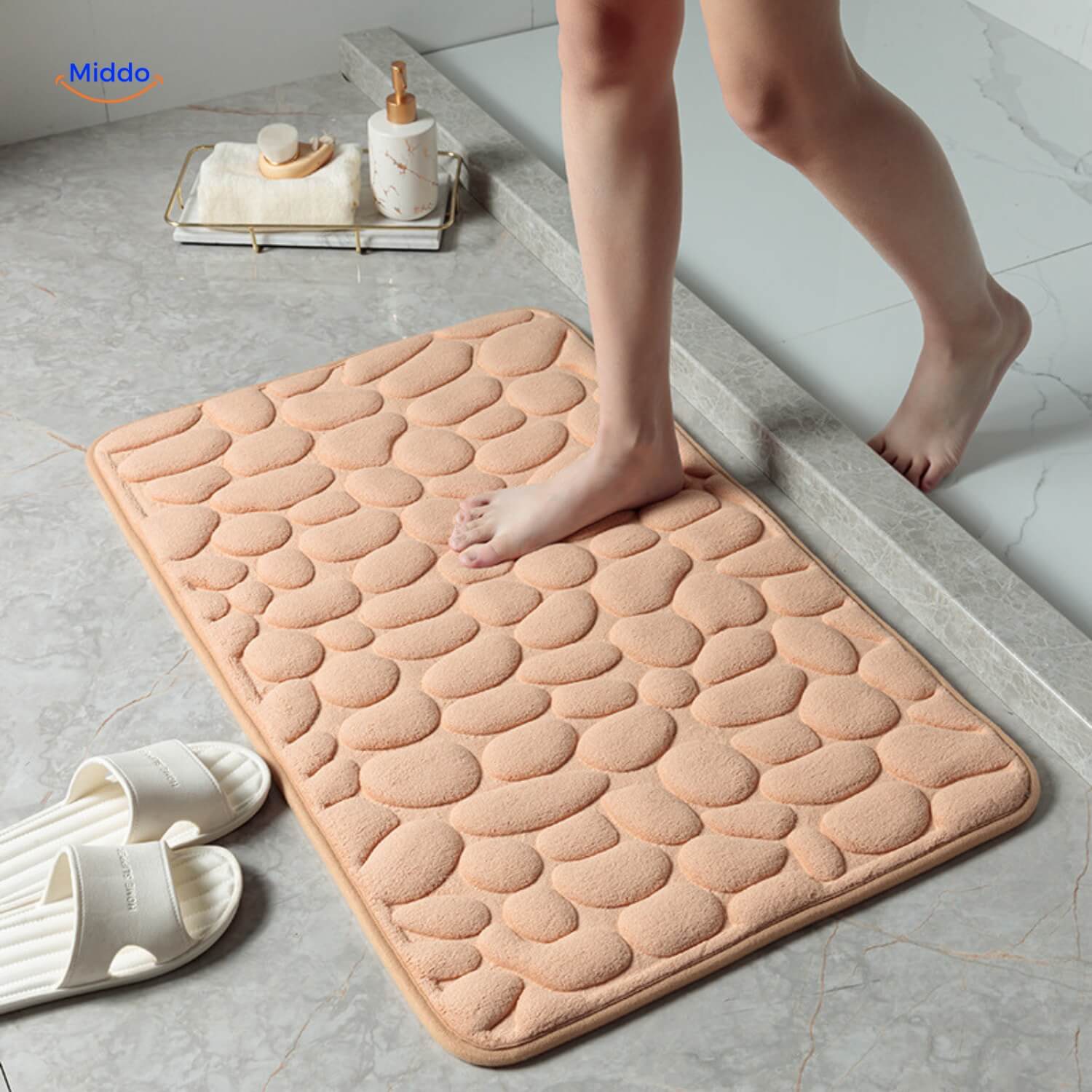 AquaGuard Badmatte | Rutschfeste Sicherheit und Komfort für dein Badezimmer