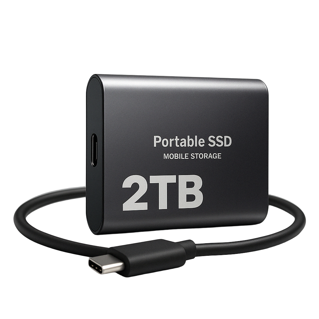 Tragbare SSD Speicher Extern Hochgeschwindigkeit USB-C 1050MB/s