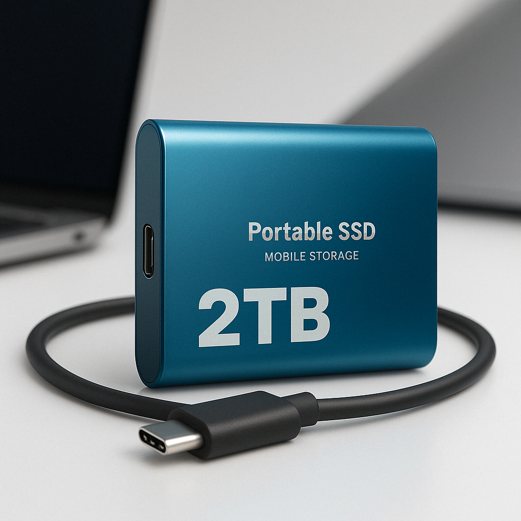 Tragbare SSD Speicher Extern Hochgeschwindigkeit USB-C 1050MB/s