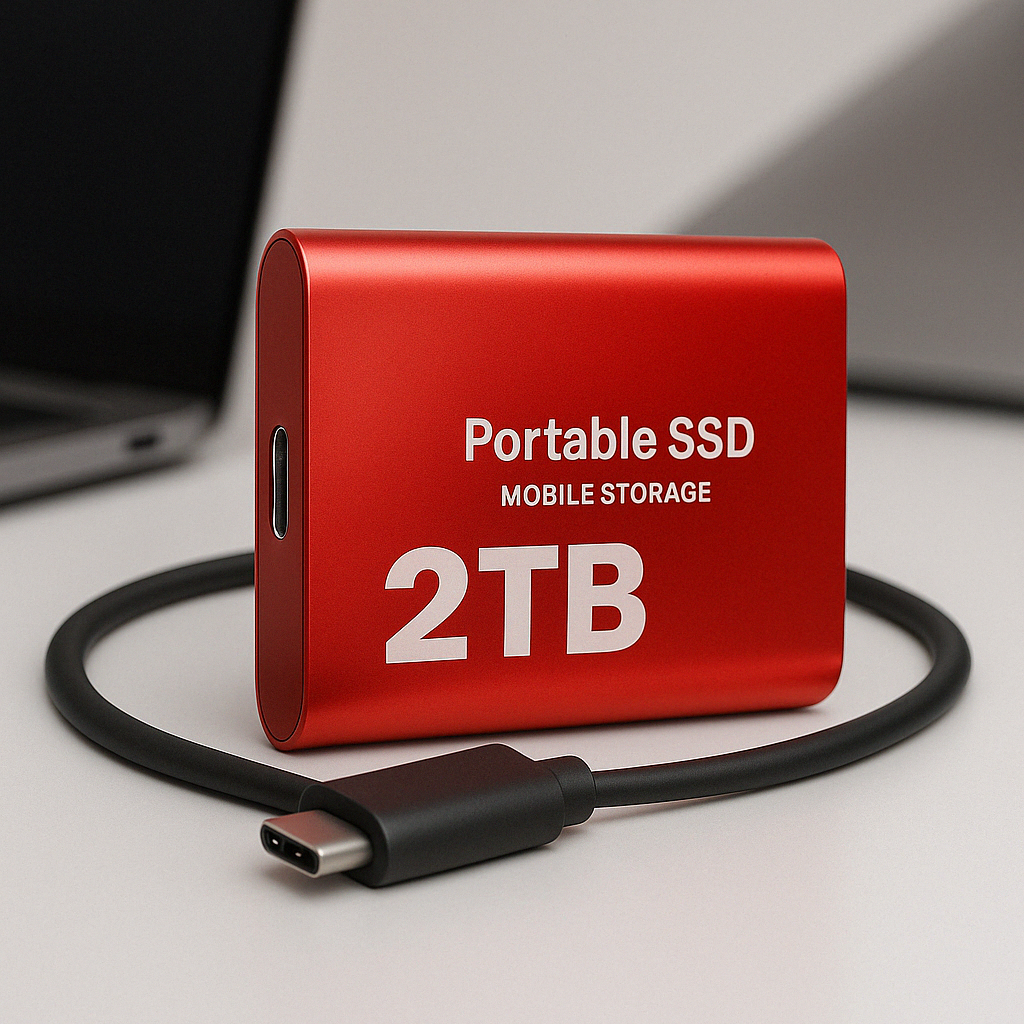 Tragbare SSD Speicher Extern Hochgeschwindigkeit USB-C 1050MB/s
