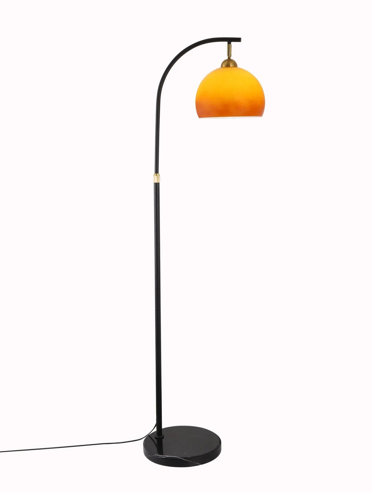 Bauhaus Arc Stehlampe mit Gläsernem Lampenschirm – Minimalistische Designlampe