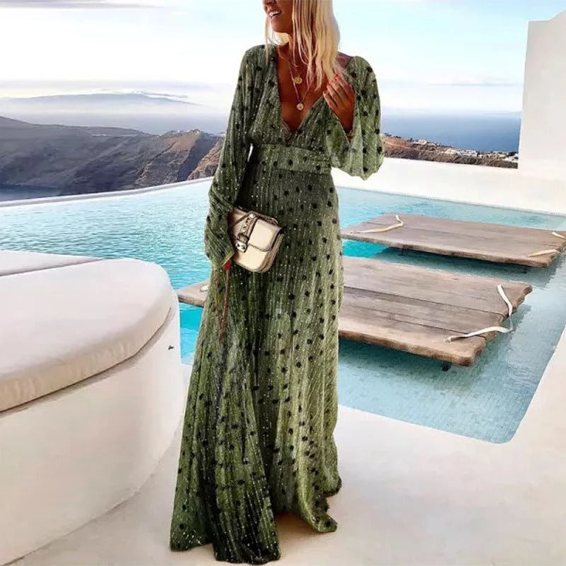 BeachEssence Elegantes Maxikleid | Figurbetontes langes Strandkleid für einen lässigen Sommerlook