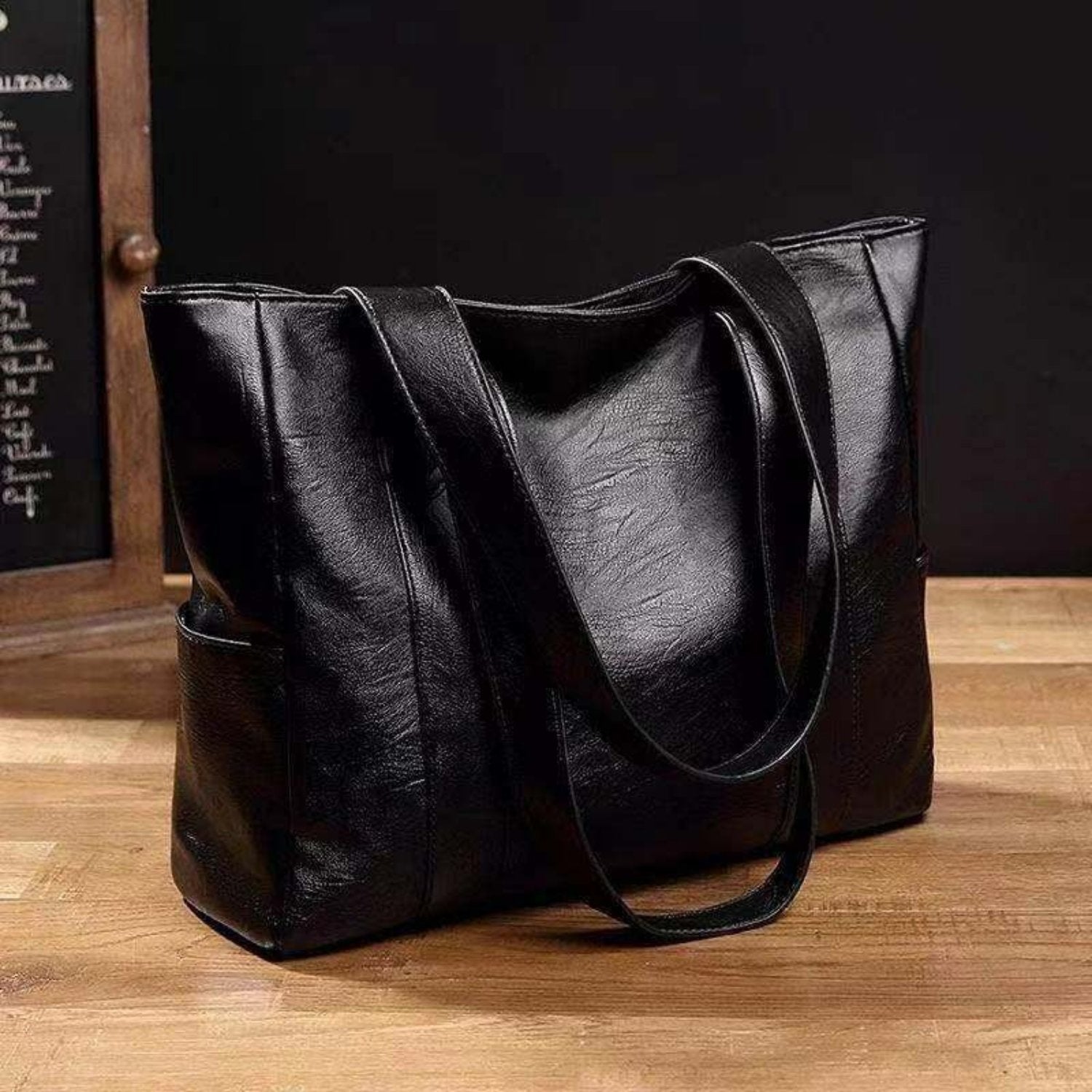 Elegante Vintage-Lederhandtasche für die Schulter - Klassische Eleganz und moderne Funktionalität für den Alltag