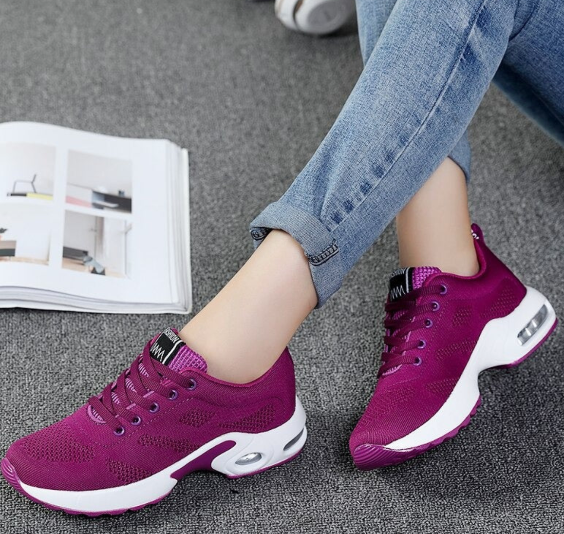 Orthopädische Slip-On Schuhe Damen | Komfort und Unterstützung | Mesh