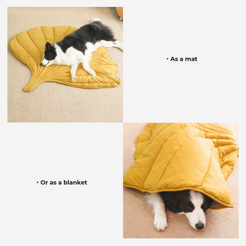 BladNest Hundedecke – Komfortable Blattformige Decke aus Baumwolle und Polyester