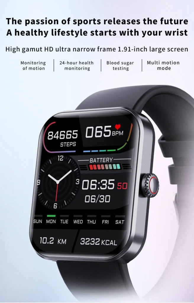 Blutzuckerüberwachungs-Smartwatch