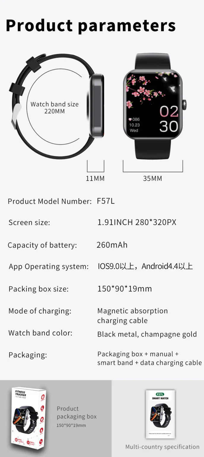 Blutzuckerüberwachungs-Smartwatch