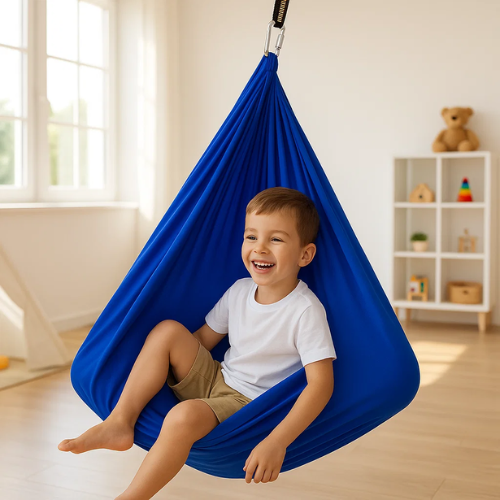 RustNest – Baumwoll-Sensorische Therapieschaukel für Kinder