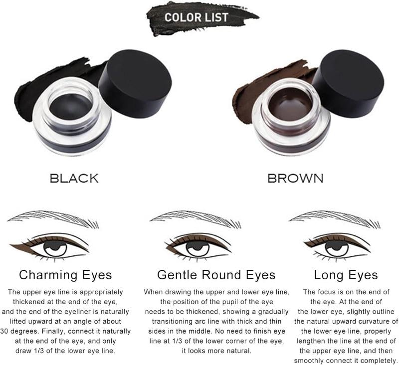 Langanhaltender, Fleckenresistenter Eyeliner-Stift für Perfekte Linien